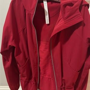 lululemon athletica Bold Red Utility Jacket
